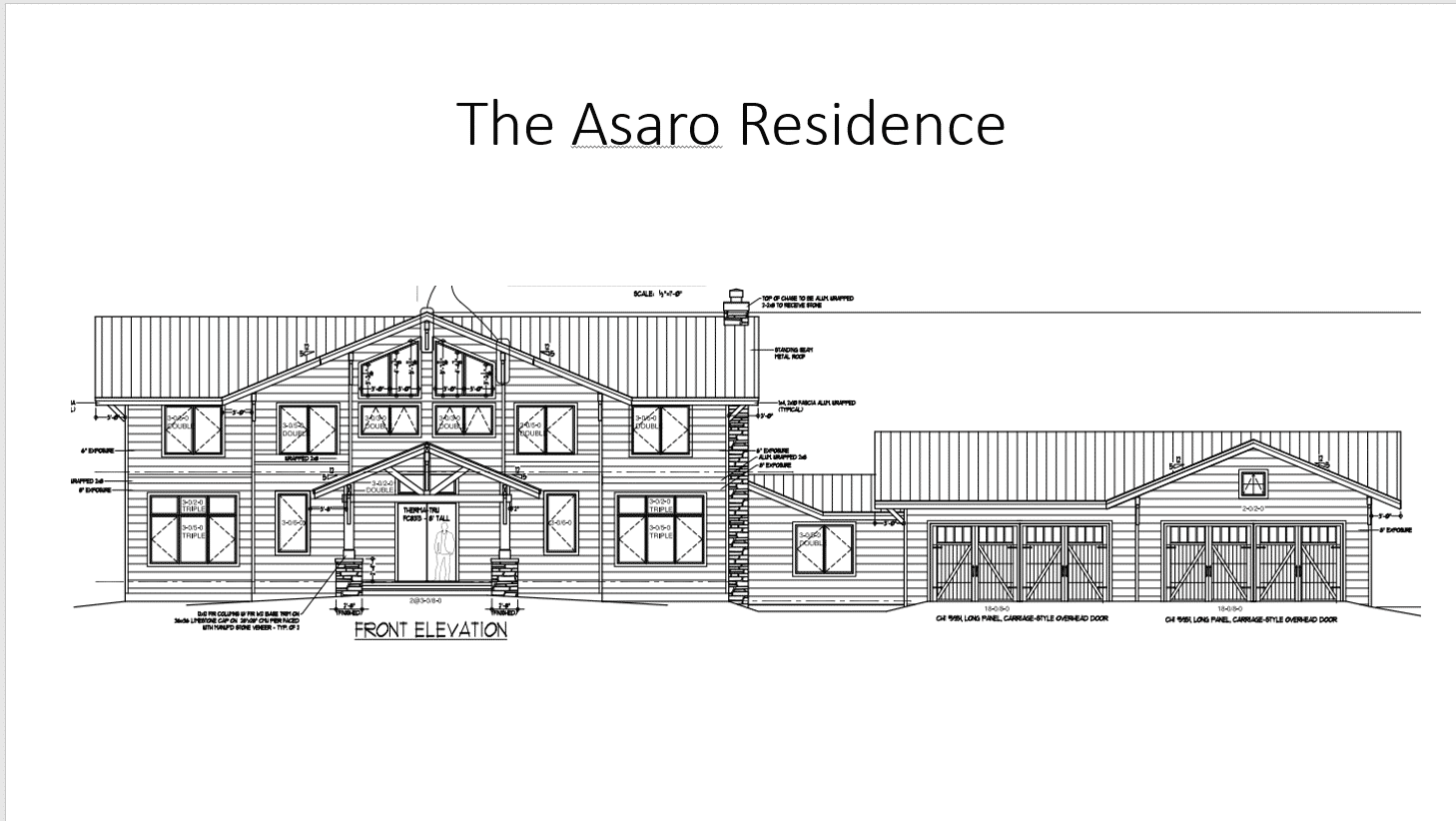 Asaro front elevation