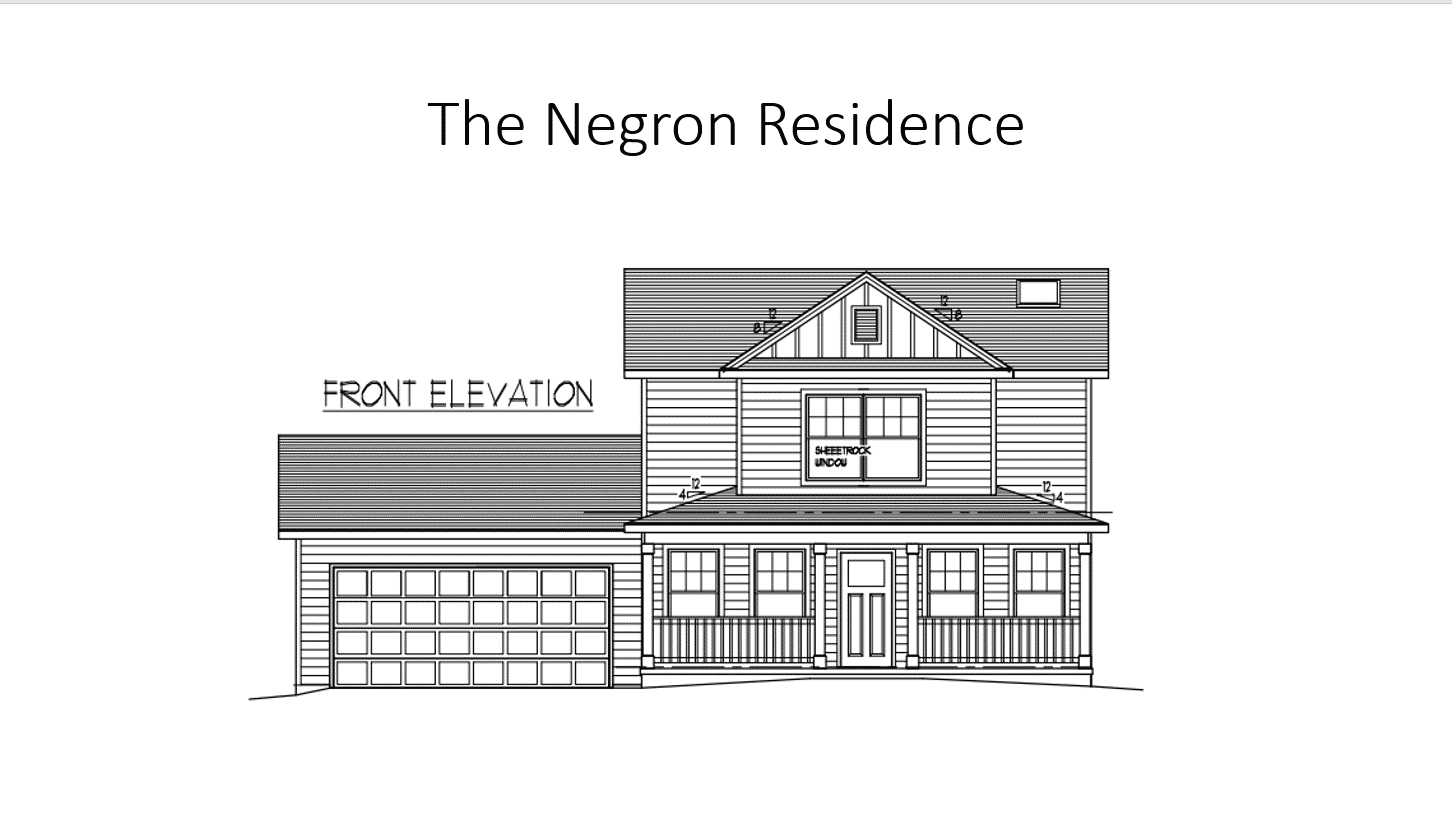 Negron front elevation