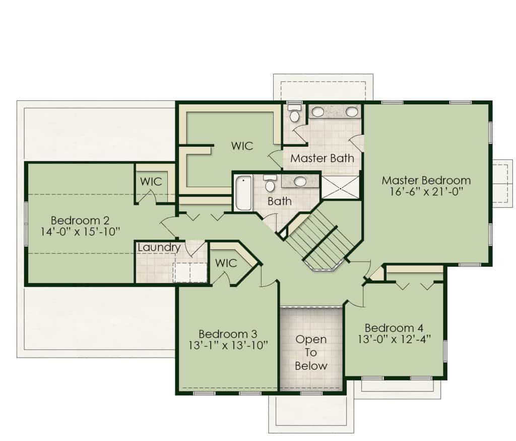 Yardley second floor plan