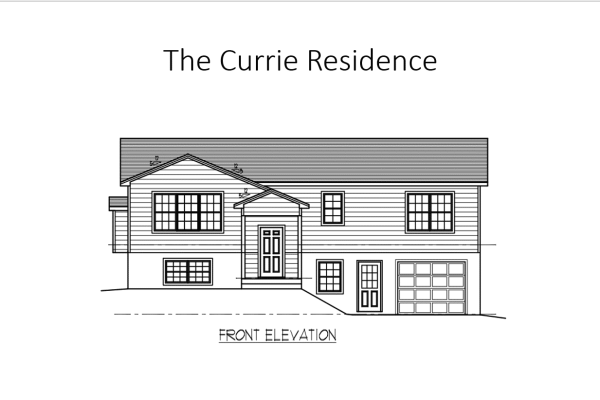Currie front elevation