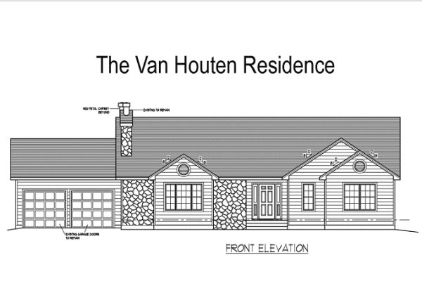 Van Houten Front Elevation