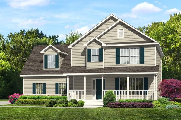 Rendering of Sampson model home exterior